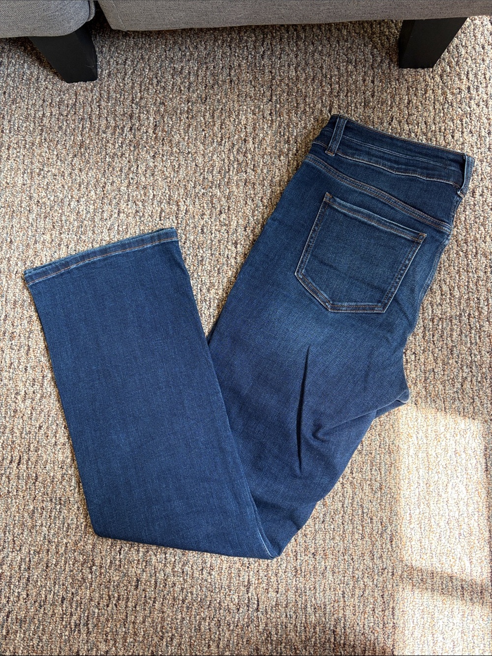 Women's Dark Blue Bootcut Stretch Jeans